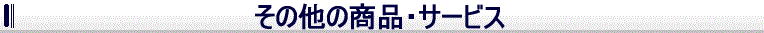 その他の商品・サービス